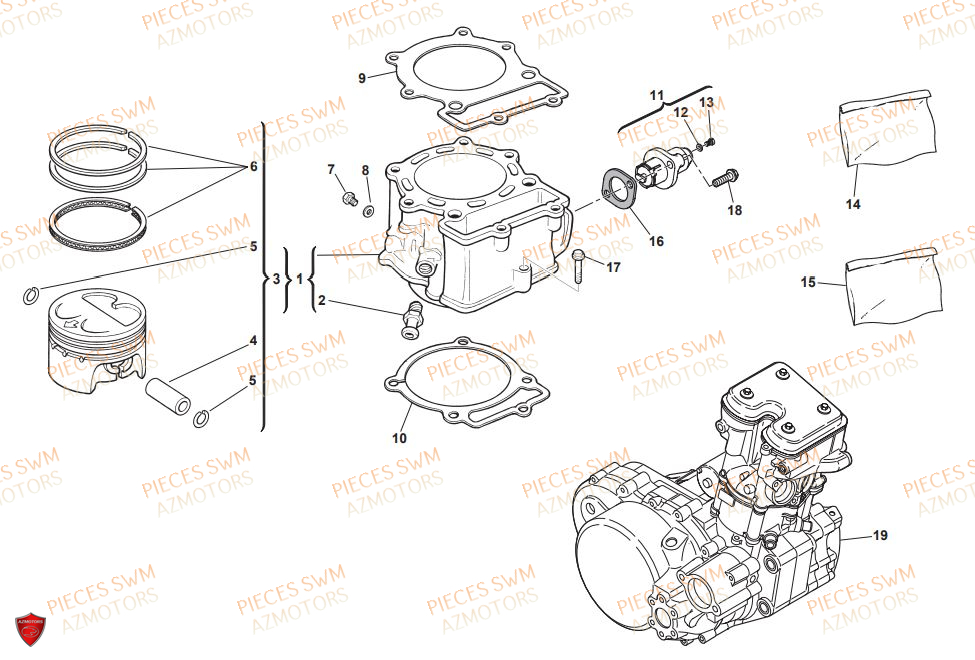 CYLINDRE pour SUPERDUAL 650 2017