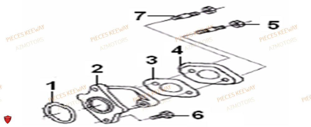 Admission AZMOTORS PIECES ORIGINE KEEWAY SUPERLIGHT 125 E2 (2008-2006)