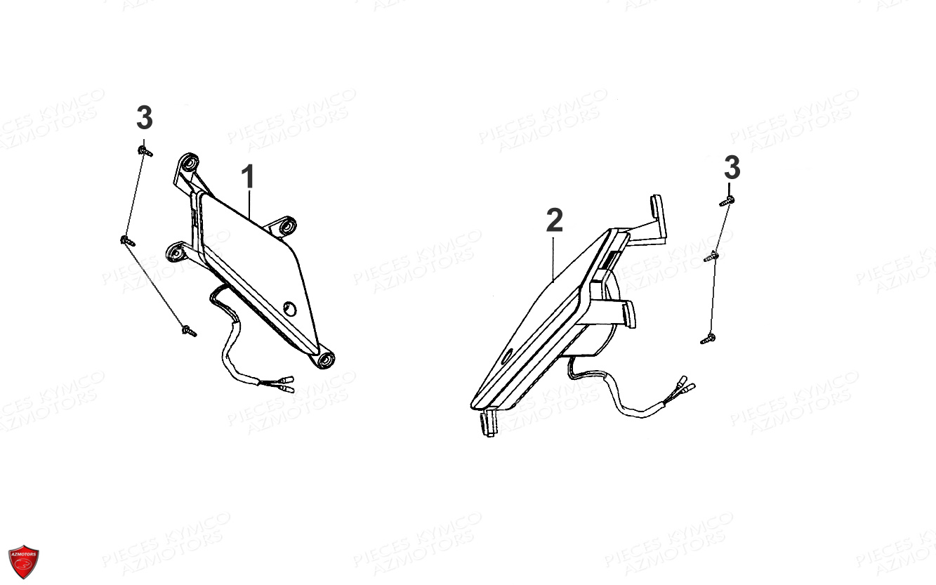 CLIGNOTANTS KYMCO SUPER 8 50 4T E2