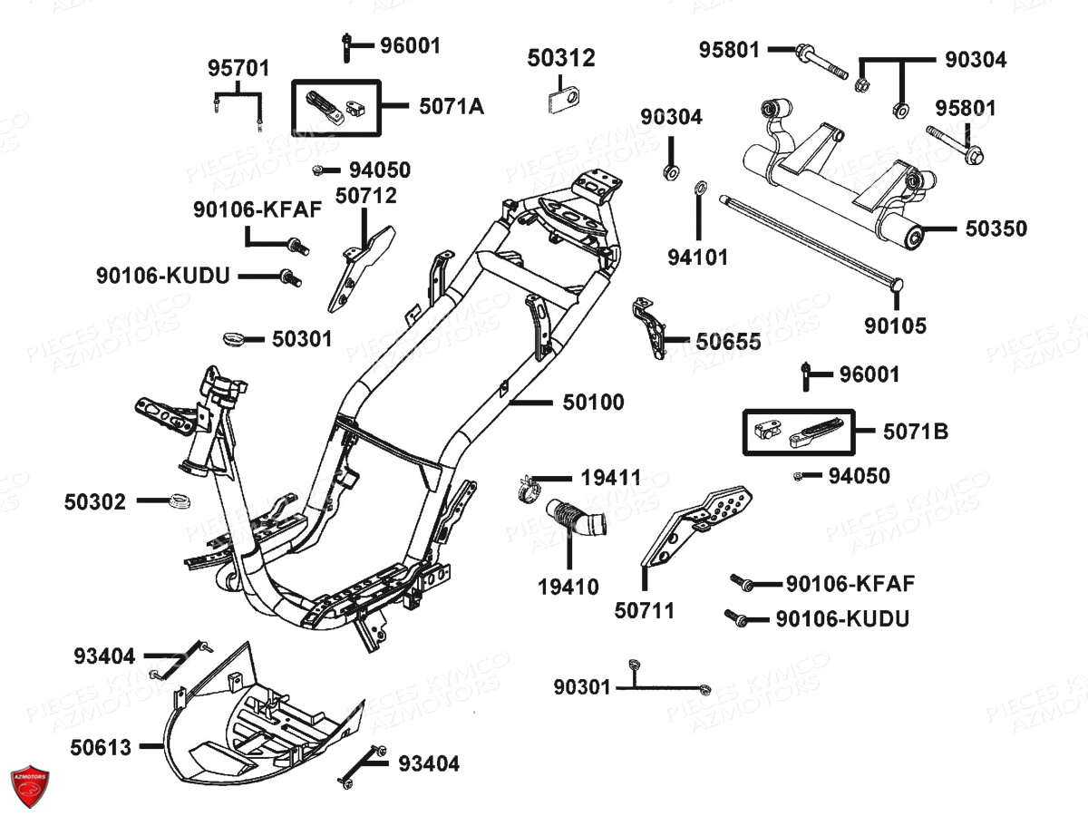 CHASSIS pour SUPER 8 50i E4