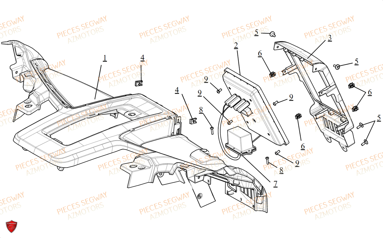 Ecran Tactile SEGWAY Pièces BUGGY VILLAIN SX10X
