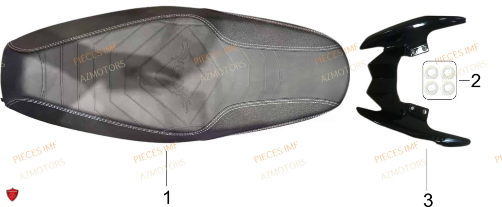 Selle AZMOTORS PIECES SX 50 4T EURO 5+