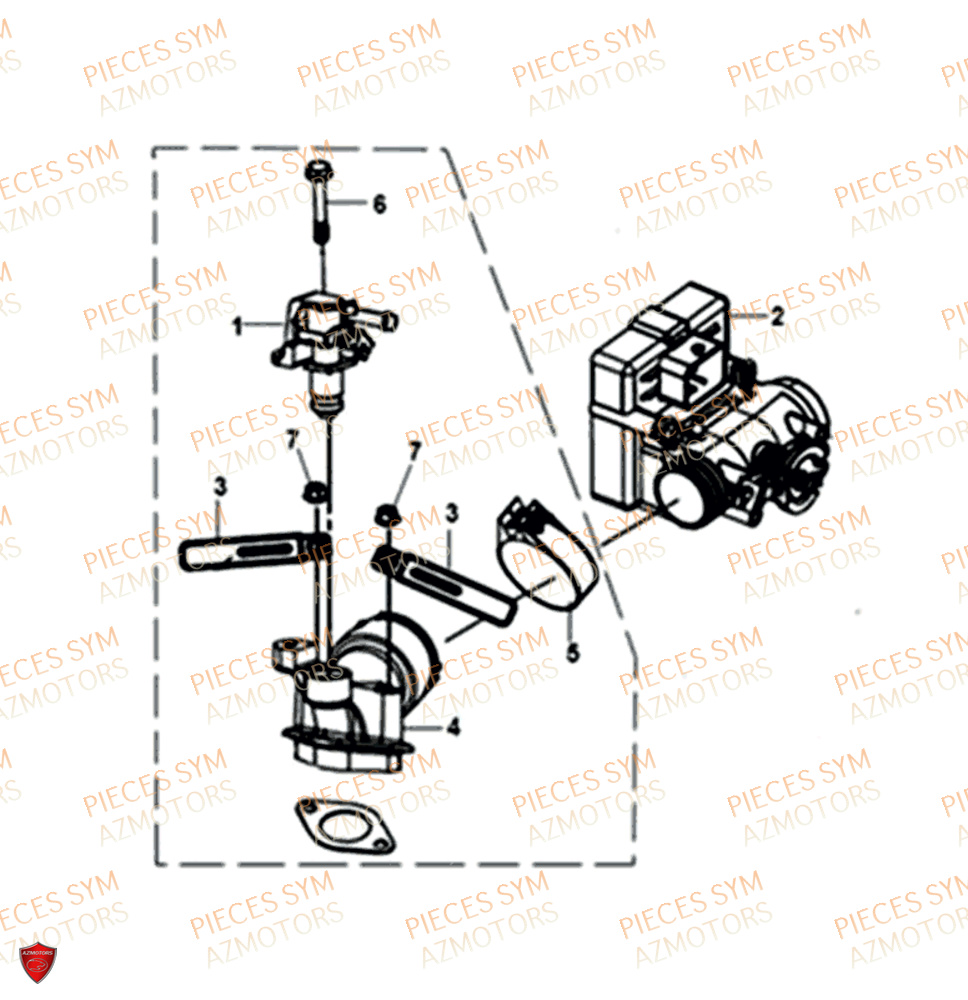 Ecu Injection SYM Pièces SYMPHONY ST 200I - XB20W3-EU (2018)