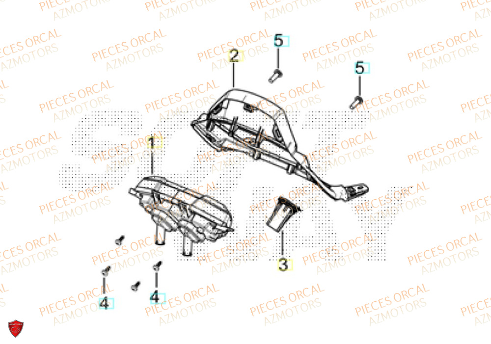Compteur ORCAL Pièces Orcal TABOR 125 EURO5+