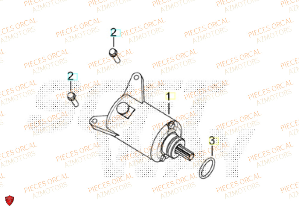 Demarreur ORCAL Pièces Orcal TABOR 125 EURO5+