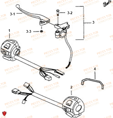 Commodo TGB Pieces TGB 101S 50 (No Serie RFCBH1BHA...Type: BH1)