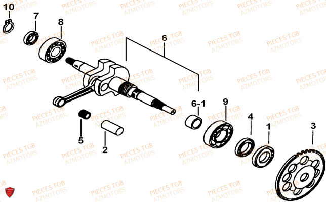 VILEBREQUIN pour TGB 101S 50