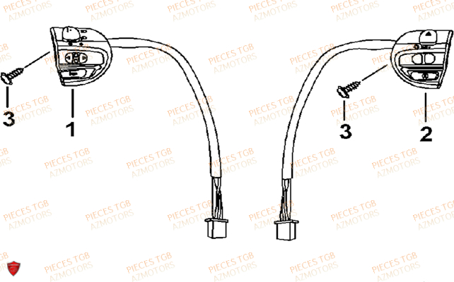 Commodo TGB Pieces TGB BELLAVITA_125 (No Serie RFCDJ8DJA...Type: DJ8)
