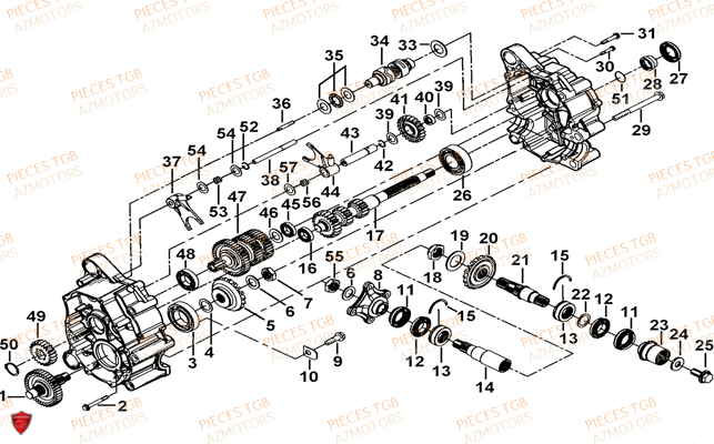 TRANSMISSION 1 TGB TGB BLADE 1000 2015