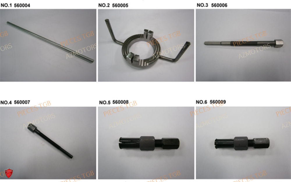 Outils 3 AZMOTORS Pieces TGB BLADE 1000 LT (No Serie RFCETTTBB.. Type: ETT)