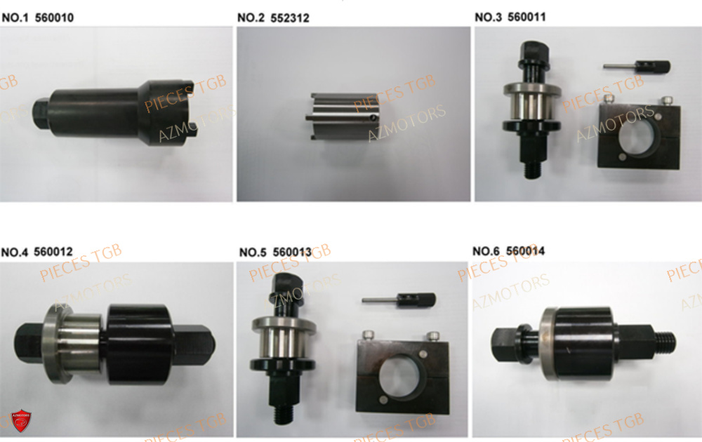Outils 4 AZMOTORS Pieces TGB BLADE 1000 LT (No Serie RFCETTTBB.. Type: ETT)