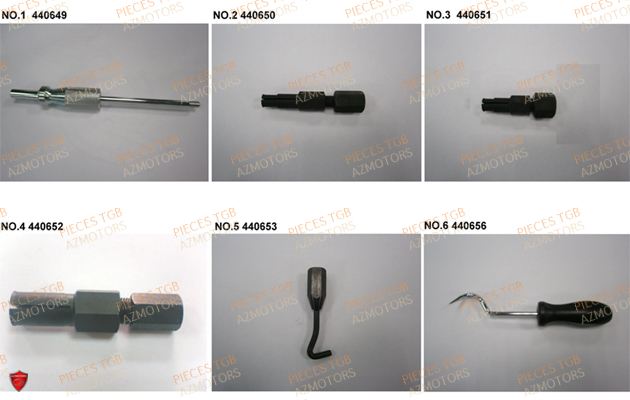 Outils 1 TGB Pieces TGB BLADE 1000 LT EPS LUXE  (No Serie RFCETTTBA.. Type: ETT)
