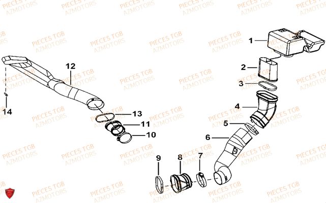 ADMISSION AZMOTORS TGB BLADE 425 IRS