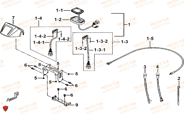 COMPTEUR TGB TGB BLADE 425 IRS