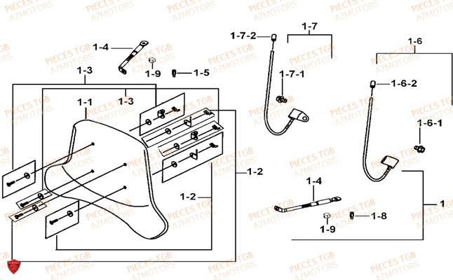 Pare Brise (option) TGB Pieces TGB BLADE 425 IRS (Concerne les No serie RFCFBEFBD..type FBE-D)