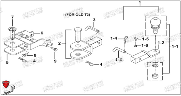 ATTELAGE OPTION TGB TGB BLADE 500 SL EFI