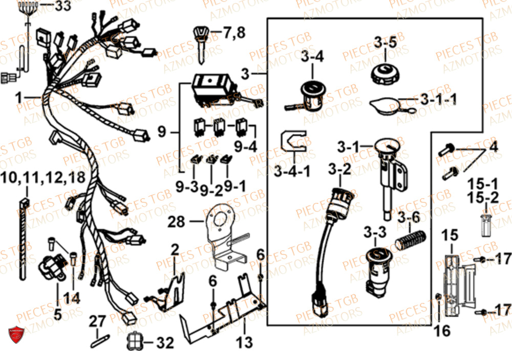 Equipement Electrique TGB 