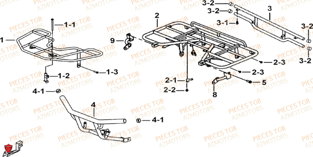Porte Bagages Option TGB 