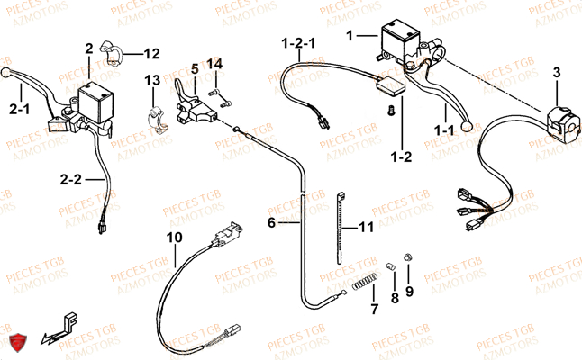 Maitre Cylindre TGB Pieces TGB BLADE 550 LT FI 4x4 NEW (No Serie RFCFLGFLE...Type FBG-HDLE)