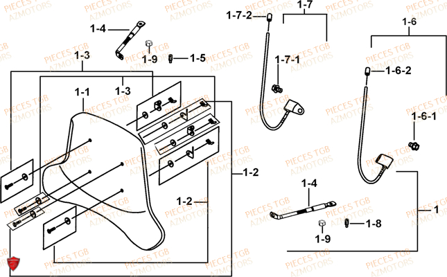 Pare Brise Option TGB Pieces TGB BLADE 550 LT FI 4x4 NEW (No Serie RFCFLGFLE...Type FBG-HDLE)