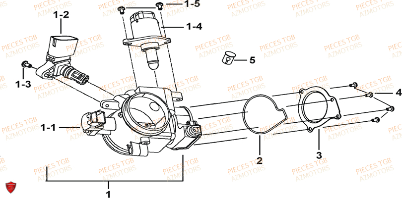 Debitmetre TGB Pieces TGB BLADE 550 LT EPS (No Serie RFCFLGFLE...Type FTG-HDLE)

