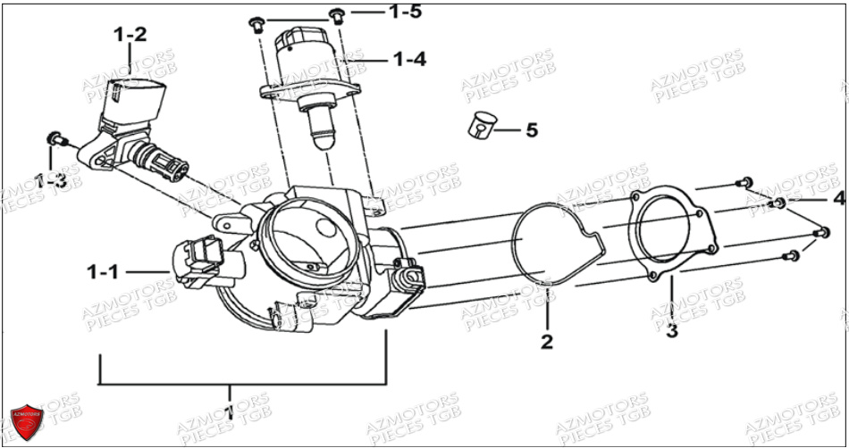 Debitmetre TGB Pieces TGB BLADE 550 SE EPS (No Serie RFCFBGFTP... ET RFCFTGTBA... Type: FTG-HDE)

