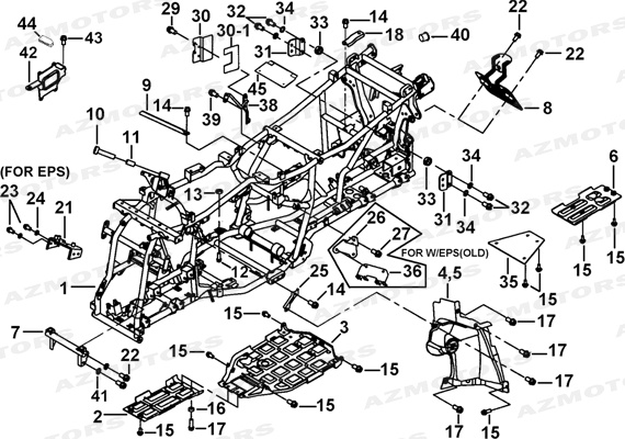 CHASSIS AZMOTORS TGB BLADE 600 LT EPS