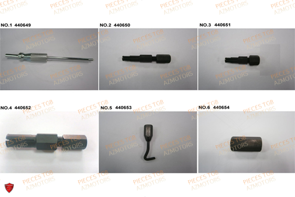 Outils 1 AZMOTORS Pieces TGB BLADE 600 LT EPS (No Serie RFCLTHTBA.. ET RFCLTHTBC.. Type: FTH-HDLE ET FTH-JDLE)