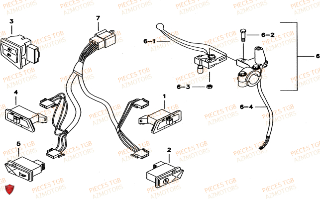 Commodo TGB Pieces TGB EXPRESS_50 (No Serie RFCBK1BKB...Type: BK1-B)