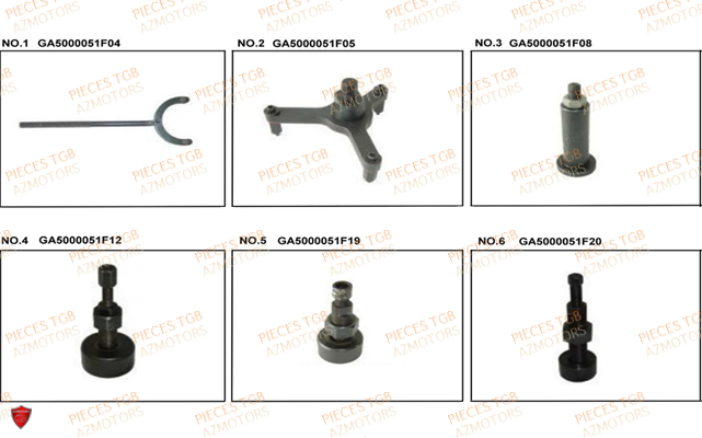 Outils TGB Pieces TGB EXPRESS_50 (No Serie RFCBK1BKB...Type: BK1-B)