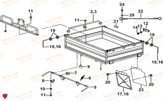 Benne Option TGB Pieces TGB FARM 550 (2015) (No Serie RFCFWGFEH.. Type: FWG-HFET)