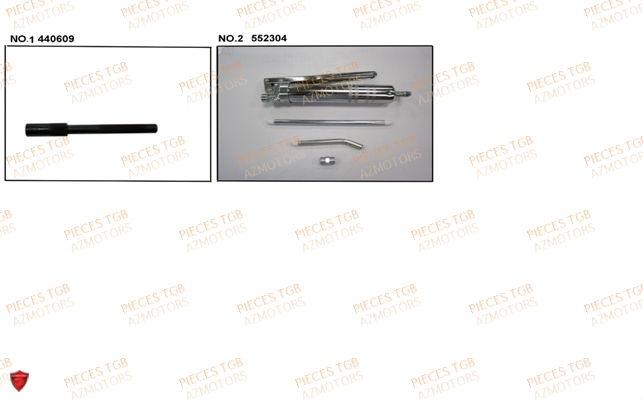 Outils 5 TGB Pieces TGB FARM 550 (2015) (No Serie RFCFWGFEH.. Type: FWG-HFET)