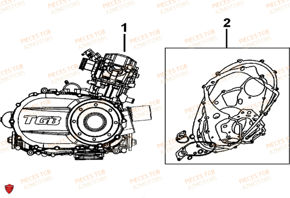 MOTEUR TGB TGB FARM 600 EPS