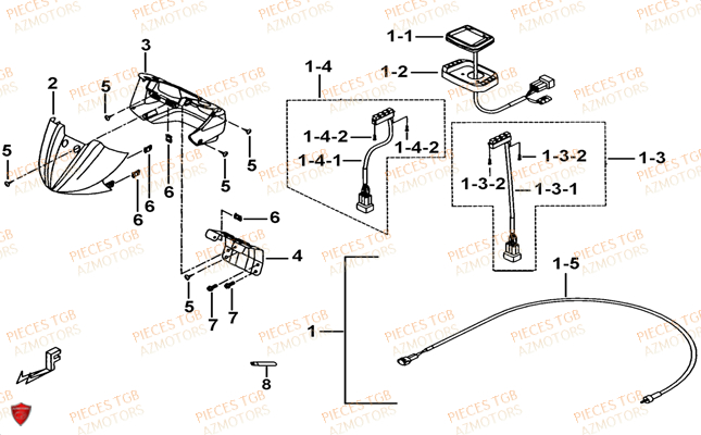 COMPTEUR TGB TGB TARGET 400 425 4X4