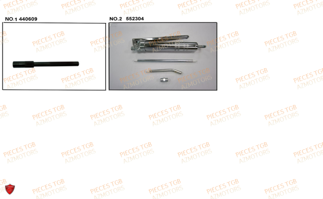 Outils 5 TGB Pieces TGB TARGET 400/425 4x4 (No Serie RFCFBEVEA.. Type: VSE)