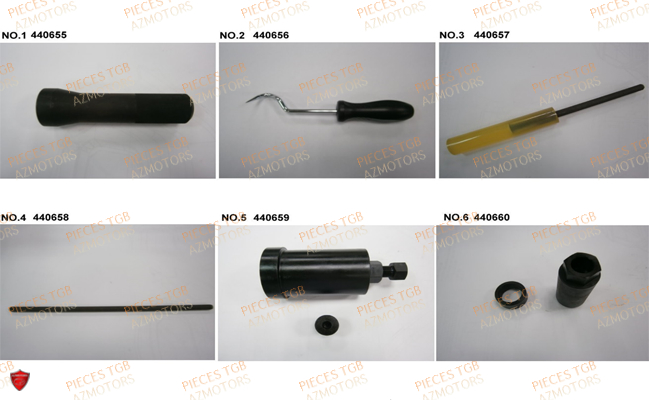 Outils 2 TGB Pieces TGB TARGET 460 IRS (No Serie RFCFBFVFD...Type: VSF-D)