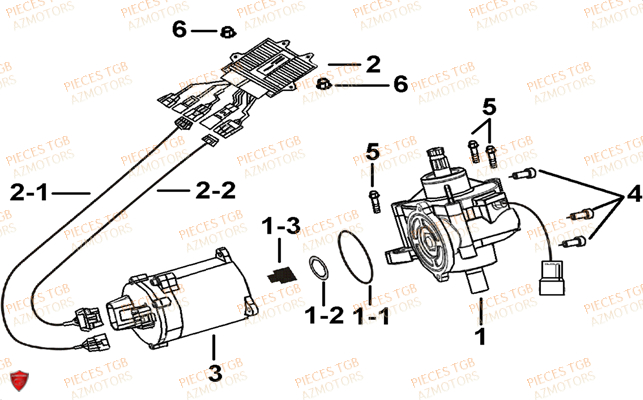 Direction Assistee Selon Modele TGB Pieces TGB TARGET 550 IRS 4x4 (No Serie RFCFBEVDE... Type: VSG-DE)