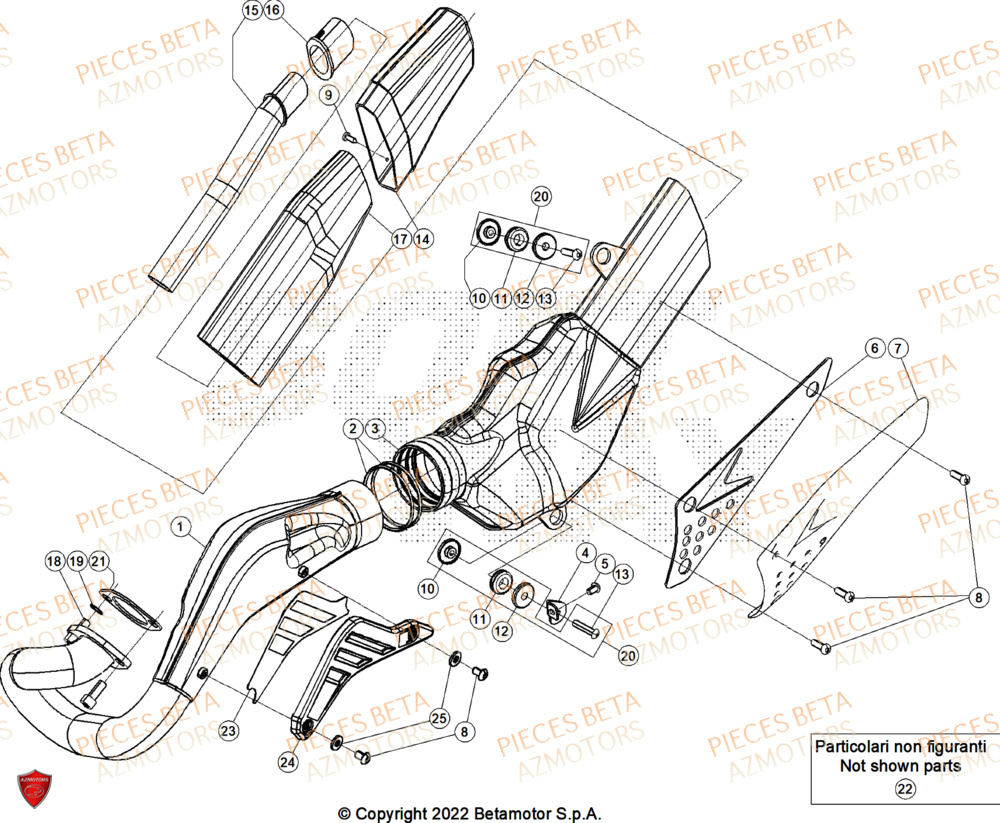 Echappement BETA Pièces BETA EVO 300 2T - [2025]