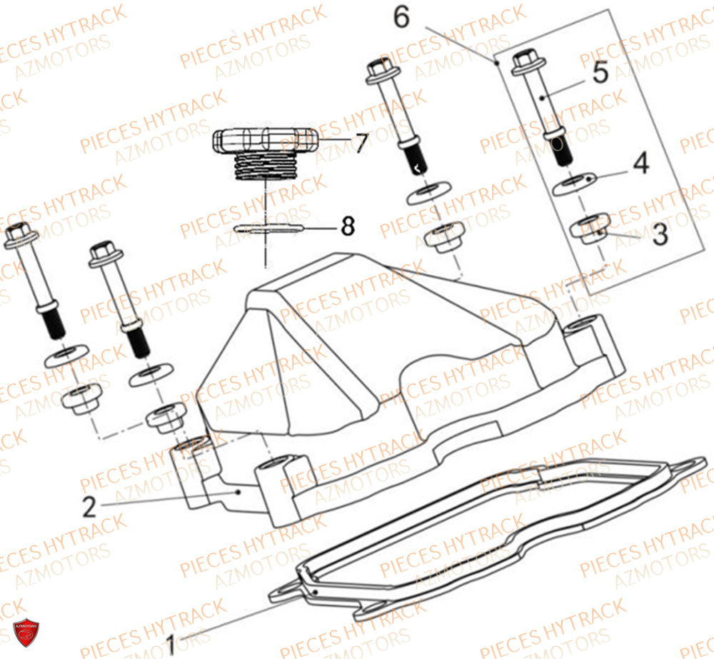 Cache Culbuteurs HYTRACK Pieces SSV TROOPER 650