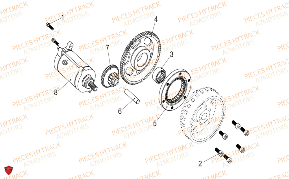 Demarreur HYTRACK Pieces SSV TROOPER 650
