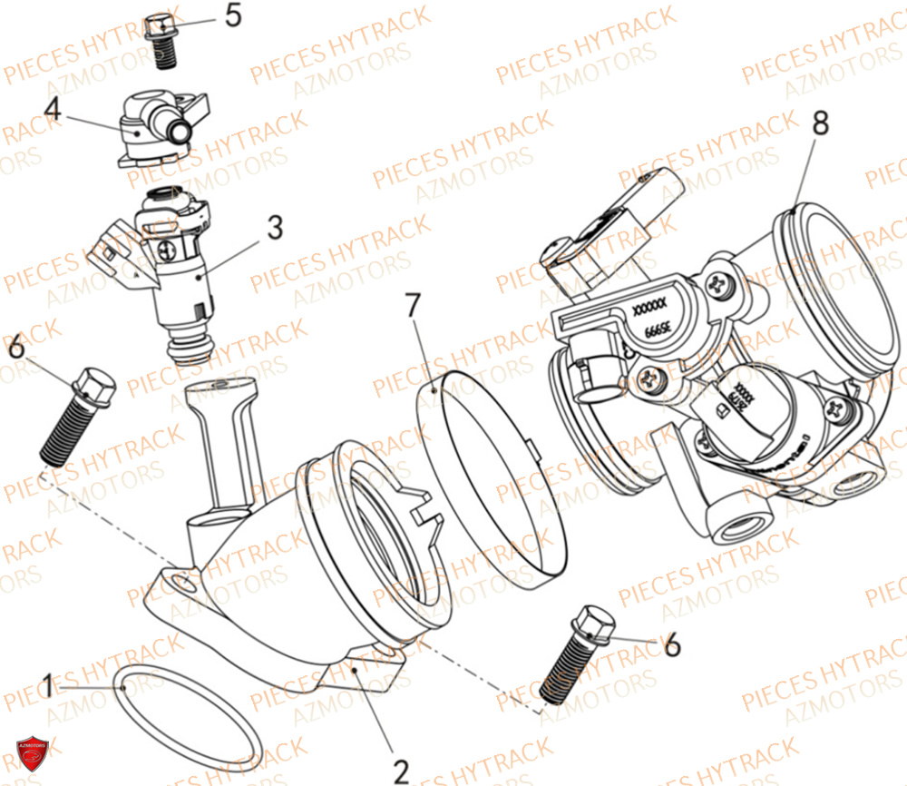 Injection HYTRACK Pieces SSV TROOPER 650