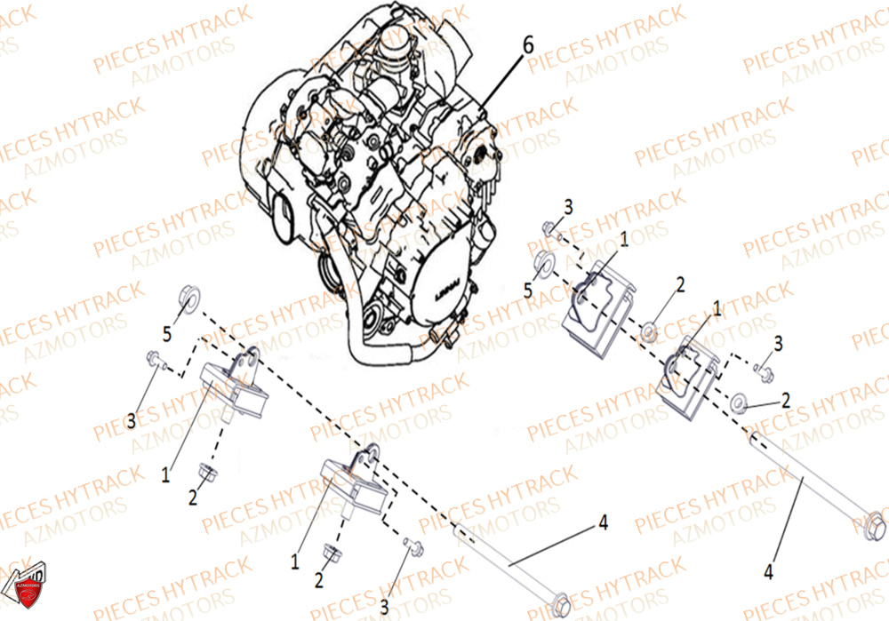 Moteur HYTRACK Pieces SSV TROOPER 650
