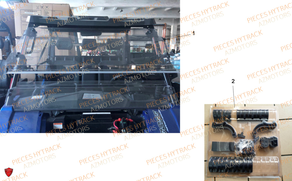 Pare Brise Option HYTRACK Pieces SSV TROOPER 650