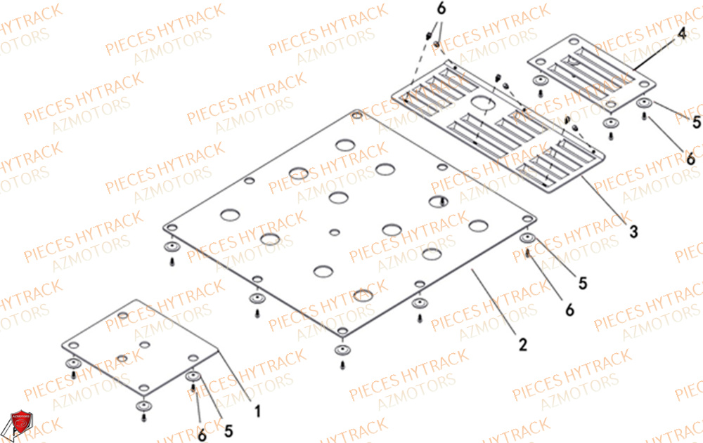 Protection Sous Chassis HYTRACK Pieces SSV TROOPER 650