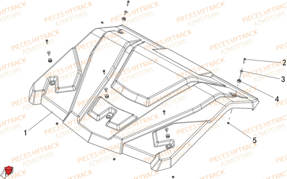 Toit Option HYTRACK Pieces SSV TROOPER 650
