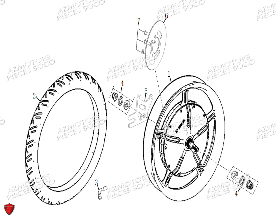 Moteur SUPER SOCO Pièces TS STREET HUNTER PRO (125cc) SOCO ORIGINE