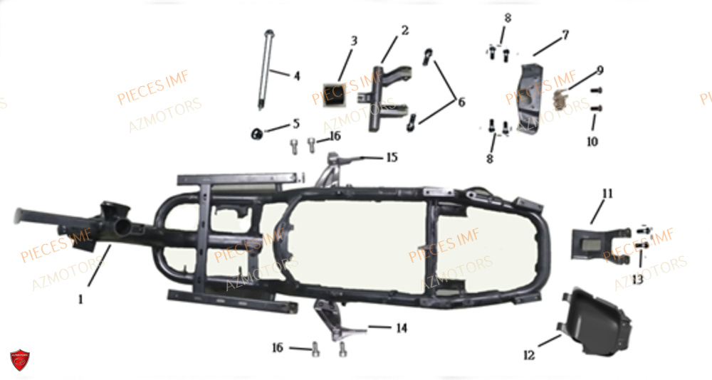 Chassis AZMOTORS PIECES ULTIMATT EURO 4