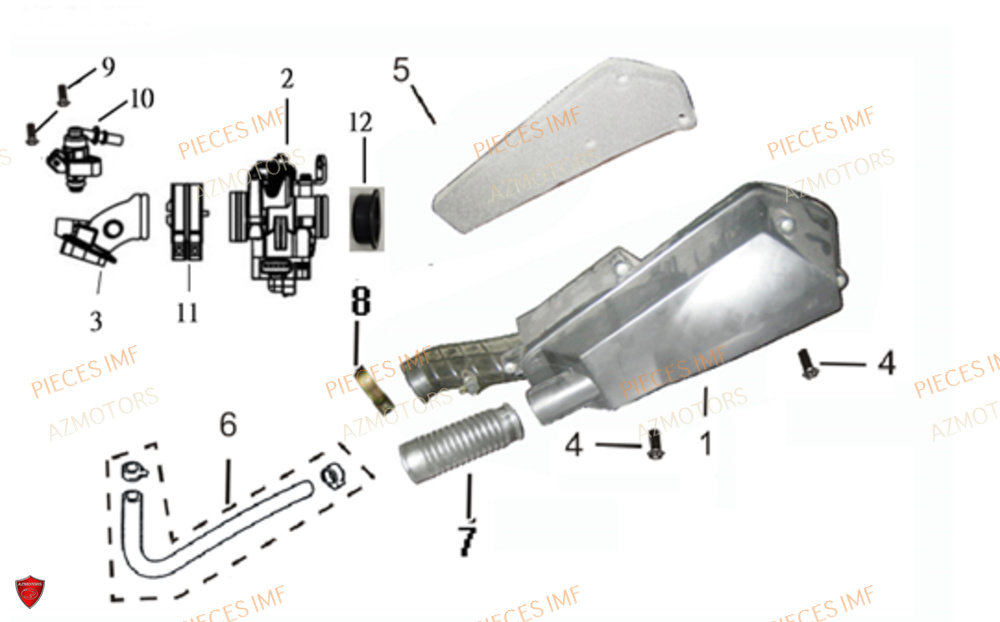 Boite A Air AZMOTORS PIECES ULTIMATT EURO 5