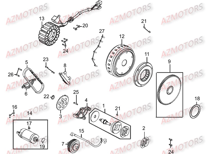 Allumage Pompe A Huile AZMOTORS 
