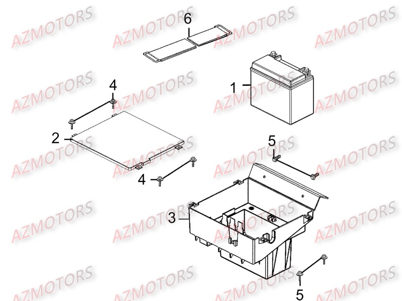 Batterie AZMOTORS 